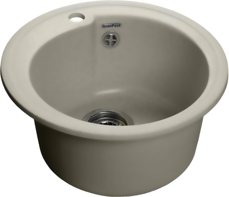 Кухонная мойка GranFest Rorndo 450, R-450 топаз